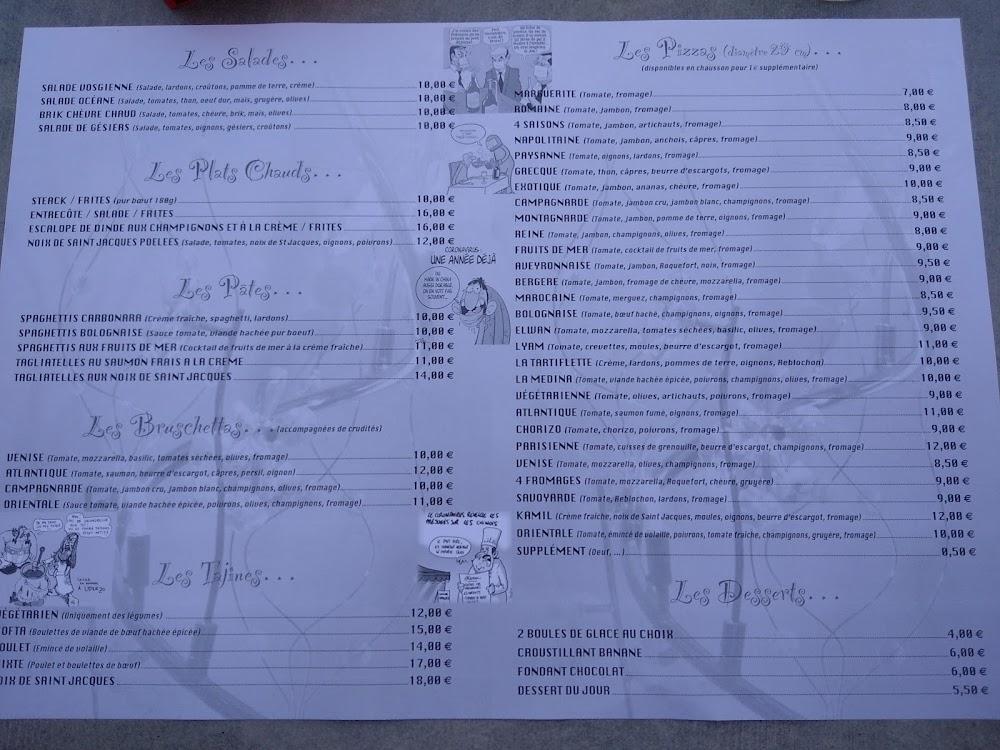 la Médina - Menu Image 2